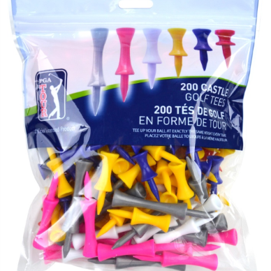 PGA Tour Castle Tees Pack of 200