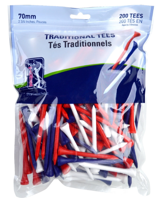PGA Tour Wooden Tees Pack OF 200