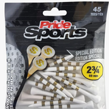 Pride Performance Wood Golf Tees - 2-3/4" -Special Edition Money - 45 Count - Designed for Less Friction and Longer Drives - Made in The USA