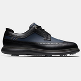 FOOTJOY Men's Traditions - Shield Tip XW Spiked Golf Shoes - Black