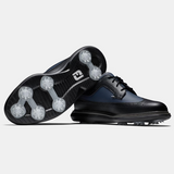 FOOTJOY Men's Traditions - Shield Tip XW Spiked Golf Shoes - Black
