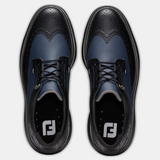 FOOTJOY Men's Traditions - Shield Tip XW Spiked Golf Shoes - Black