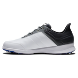 FOOTJOY Men’s Stratos XW Spikeless Golf Shoes – White/Charcoal