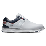 FOOTJOY Men's Pro SL XW Spikeless Golf Shoes - White/Navy
