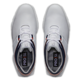 FOOTJOY Men's Pro SL XW Spikeless Golf Shoes - White/Navy