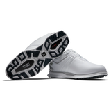 FOOTJOY Men's Pro SL Carbon BOA XW Spikeless Golf Shoes - White/Silver