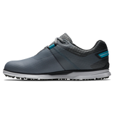 FOOTJOY Men’s Pro SL Sport XW Spikeless Golf Shoes – Grey / Reef Blue