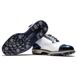 FOOTJOY Men's Premiere Series Tarlow XW Spiked Golf Shoes - White/Navy