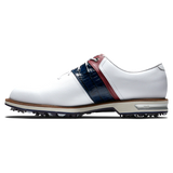 FOOTJOY Men's Premiere Series Packard XW Spiked Golf Shoes - White/Navy/Red