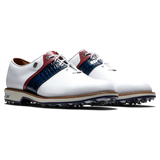 FOOTJOY Men's Premiere Series Packard XW Spiked Golf Shoes - White/Navy/Red