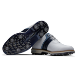 FOOTJOY Men's Premiere Series Packard XW Spiked Golf Shoes - White/Navy