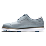 FOOTJOY Men's Traditions - Shield Tip XW Spiked Golf Shoes - Gray