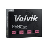 Volvik Vimat Soft Golf Balls -Pink Colour ( Pack of 12)