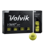 Volvik Vimat Soft Golf Balls -Yellow Colour ( Pack of 12)