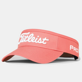 TITLEIST Men's Tour Performance Adjustable Visor - Coral