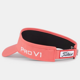 TITLEIST Men's Tour Performance Adjustable Visor - Coral