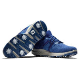 FOOTJOY Men's HyperFlex XW Spiked Golf Shoes - Navy Blue
