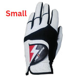 Power Bilt Left Handed Golf Glove -White all condition play glove for Men