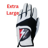 Power Bilt Left Handed Golf Glove -White all condition play glove for Men